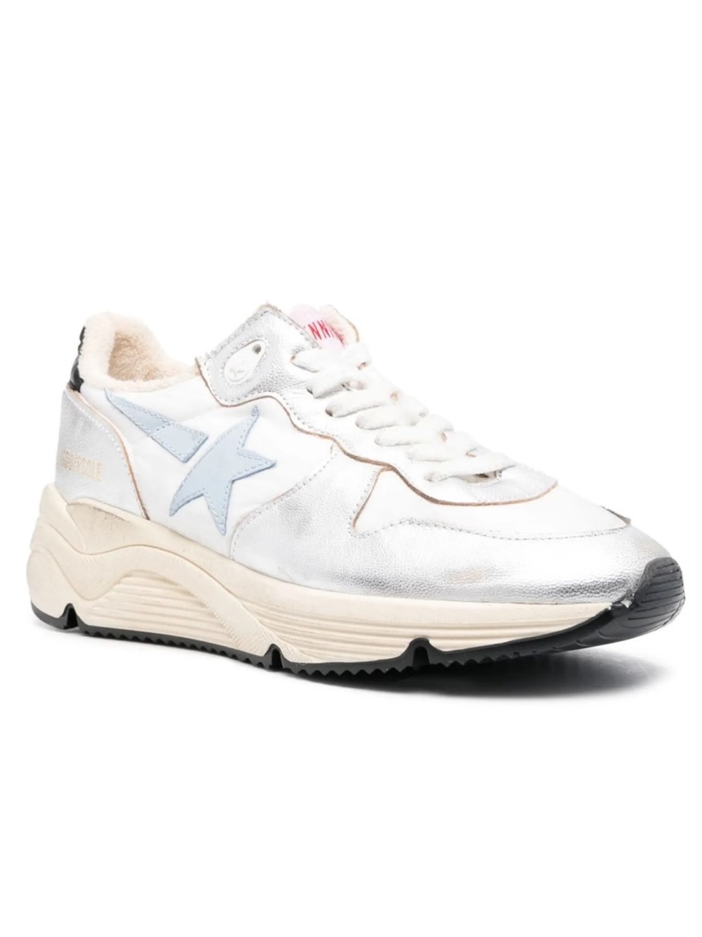 Golden Goose Running Sole metallic sneakers
